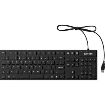Keysonic (KSK-8030 IN) Full-Size Idustrial Keyboard Black 28078