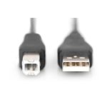 Digitus USB-A 2.0 Male to USB-B 2.0 Male 1m Black AK-300102-010-S - Image 2