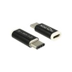 Delock USB-C 2.0 Male to Micro-Β 2.0 Female Black 65678 - Image 2