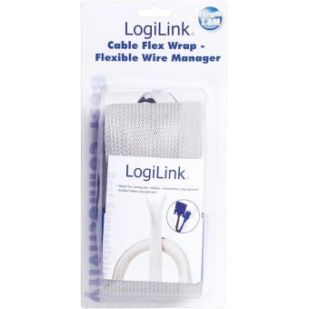 Logilink FlexWrap Cable Sleeve 1,8m Gray KAB0007