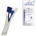 Logilink FlexWrap Cable Sleeve 1,8m Gray KAB0007 - Image 3