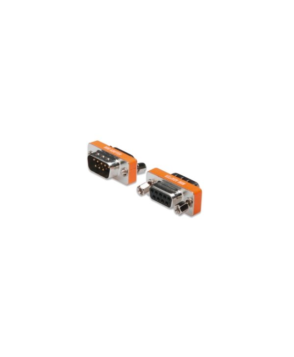 Digitus D-SUB (9 pin) Mini Gender Changer D-SUB (9 pin) Male To D-SUB (9 pin) Feamale Orange AK-610513-000-I