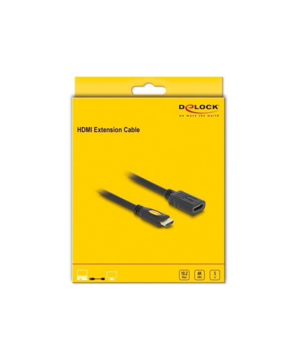Delock Extension Cable HDMI 1.4 Male/Female 4k 30 Hz Black 3m 83081