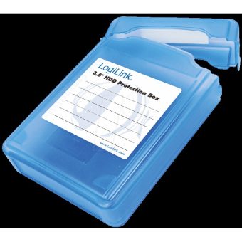 Logilink 3.5″ HDD Hard Cover Protector Sleeve Blue UA0133