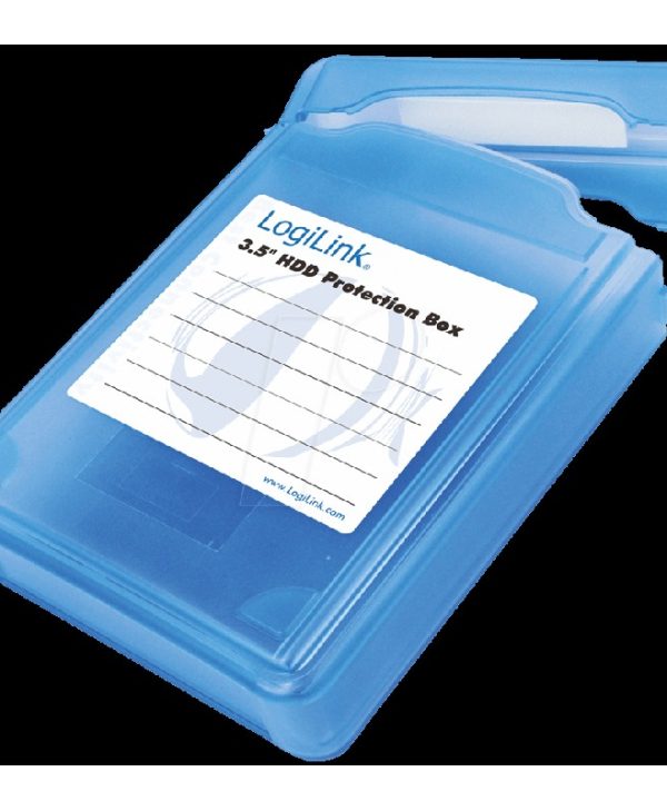 Logilink 3.5″ HDD Hard Cover Protector Sleeve Blue UA0133