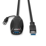 Lindy USB-A 3.0 Male to USB-A Female Active Extention Black 10m 43156 - Image 4