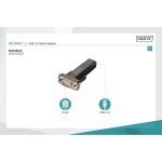 Digitus RS-232 Male to USB-A 2.0 Male Black DA-70167 - Image 6
