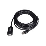 Value USB-A 2.0 Male to USB-A 2.0 Female 10m Black S3115-10 - Image 2