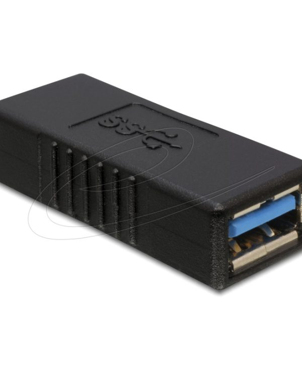 Delock USB-A 2.0 Female to USB-A 2.0 Female Black 65175