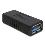 Delock USB-A 2.0 Female to USB-A 2.0 Female Black 65175 - Image 2