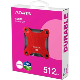 Adata SD620 External SSD 512 GB USB 3.0 Micro-B Red SD620-512GCRD