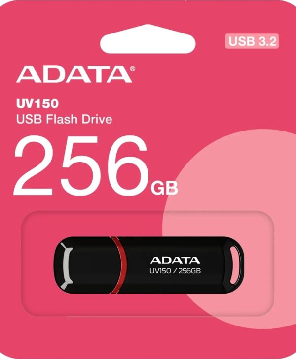 Adata UV150 256 GB USB-A 3.0 Black AUV150-256G-RBK