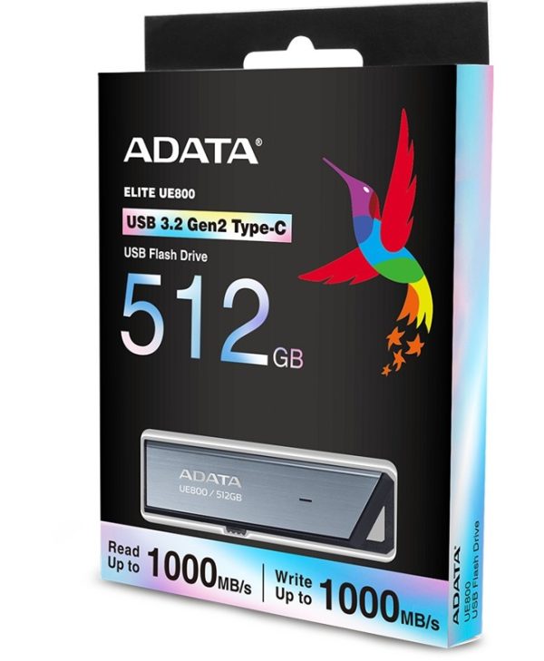 Adata UE800 512 GB USB-C 3.1 Silver AELI-UE800-512G-CSG