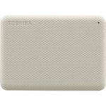 Toshiba Canvio Advance 1 TB USB 3.0 Micro-B Light Beige HDTCA10EW3AA