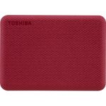 Toshiba Canvio Advance 1 TB USB 3.0 Micro-B Red HDTCA10ER3AA