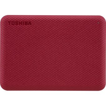 Toshiba Canvio Advance 1 TB USB 3.0 Micro-B Red HDTCA10ER3AA
