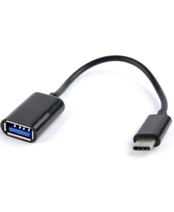 Cablexpert USB-C Male to USB-A 3.0 Female 0.2m Black A-OTG-CMAF2-01