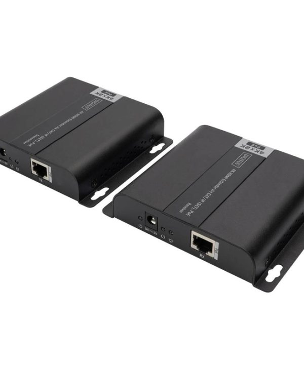 Digitus Professional HMDI 4K/30Hz Extender Up to 120m IR Remote UTP Cat5/6 Black DS-55124