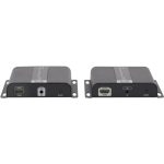 Digitus Professional HMDI 4K/30Hz Extender Up to 120m IR Remote UTP Cat5/6 Black DS-55124 - Image 2