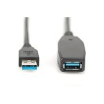 Digitus USB-A Male 3.0 to USB-A Female 3.0 Active Extension 20m Black DA-73107 - Image 2