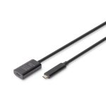 Digitus USB-C 3.1 Male to USB-C 3.1 Female 5m Active Extension Black DA-73112