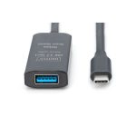 Digitus USB-C 3.0 Male to USB-A 3.0 Female 10m Active Extension Black DA-73111 - Image 4