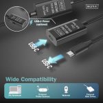 Digitus USB-C 3.0 Male to USB-C 3.0 Female 10m Active Extension Black DA-73109 - Image 5