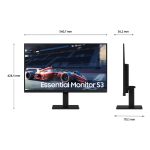 Samsung Essential S3 S30GD (2025) 24" IPS FHD 100Hz Monitor Black LS24D304GAUXEN - Image 9