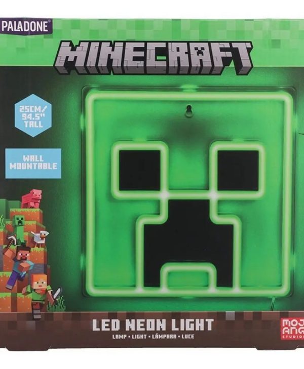 Paladone Minecraft - Creeper Wall Mountable LED Neon Light PP14020MCFVN