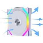Lian Li Uni Fan SL Wireless 120 ARGB 12cm Case Fan White G99.12SL1W1W.00 - Image 2