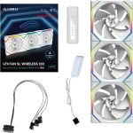 Lian Li Uni Fan SL Wireless 120 ARGB 12cm Case Fan Triple pack Reverse White G99.12RSL1W3W.00