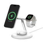 Belkin Boost Charge Pro Wireless Charger Qi2 15W 3 in 1 White WIZ023vfWH - Image 3