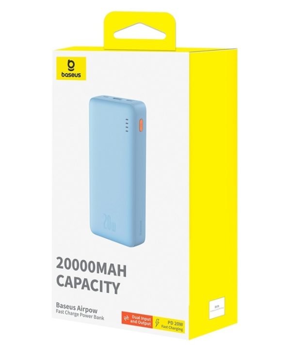Baseus Airpow PowerBank 20000mAh 20W Blue P10022804313-00