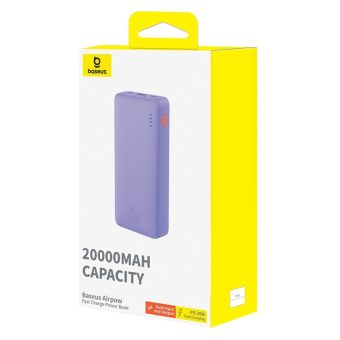 Baseus Airpow PowerBank 20000mAh 20W Purple P10022804513-00