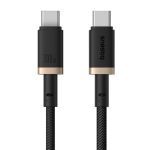 Baseus Dura Braided Cable USB-C 2.0 to USB-C 2.0 100W 1m Black Gold P10377803U01-00 - Image 2