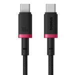 Baseus Dura Braided Cable USB-C 2.0 to USB-C 2.0 100W 2m Black Red P10377803U01-03 - Image 2