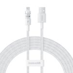 Baseus Gem Braided Cable USB-A 2.0 to Lightning 2.4A 2m White P10373003211-01 - Image 3