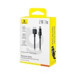 Baseus Gem Braided Cable USB-A 2.0 to Lightning 2.4A 1m Black P10373003111-00