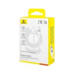 Baseus Gem Braided Cable USB-A 2.0 to Lightning 2.4A 1m White P10373003211-00