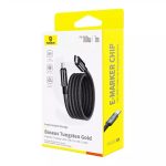 Baseus Tungsten Magnetic USB-C 2.0 Male to USB-C 2.0 Male fast 100W 1m Black P10319805111-00