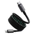 Baseus Tungsten Magnetic USB-C 2.0 Male to USB-C 2.0 Male fast 100W 1m Black P10319805111-00 - Image 2