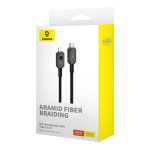 Baseus Unbreakable Braided USB-C Male to Lightning Male 20W 1m Black P10355803111-00