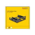 Delock Storage Bay Adapter (Installation Frame) 5.25″ to 3.5″ Black 18267 - Image 4