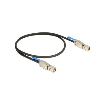 Delock Cable Mini SAS HD SFF-8644 to Mini SAS HD SFF-8644 Black 1 m