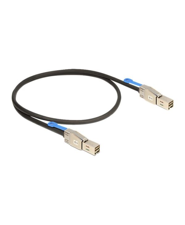 Delock Cable Mini SAS HD SFF-8644 to Mini SAS HD SFF-8644 Black 1 m