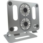 RealPower FanStand-1 Notebook/Tablet Silver 495562 - Image 3