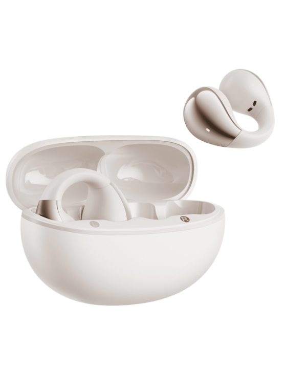 QCY Crossky C30 IPX4 Open-Ear Clip Earbuds White 6957141409497