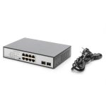 Digitus DN-951 8x RJ45 + 2x SFP Gigabit Desktop/Rackmount PoE++/PoE+ Switch DN-95140 - Image 4