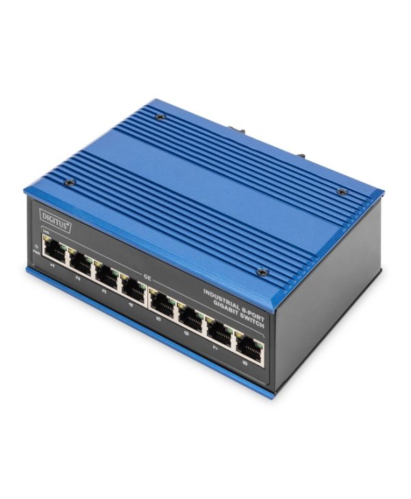 Digitus Professional DN-65 Industrial 8x RJ-45 Gigabit Unmanaged Switch DN-651119