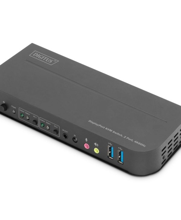 Digitus KVM Switch 2x DisplayPort, 1x DisplayPort/HDMI out DS-12850